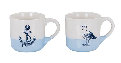 2er set tassen - set, möwe