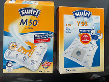 Swirl M 50(2 + Filter), Y 93 (3), A 18 (3), AEG Gr.28 (2) - 10 Staubsaugerbeutel