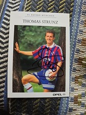 Autogrammkarte Thomas Strunz Bayern München original signiert