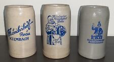 3 alte Maßkrüge Brauereien