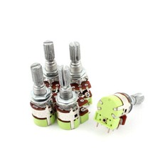 5Stk Stereo B20K 20K Ohm Linear Kegel Volume Kontrolle Potentiometer Schalter