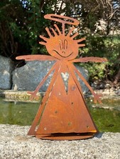 Edelrost lustiger Mini Engel