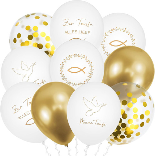 Luftballons taufdeko latex - luftballons,