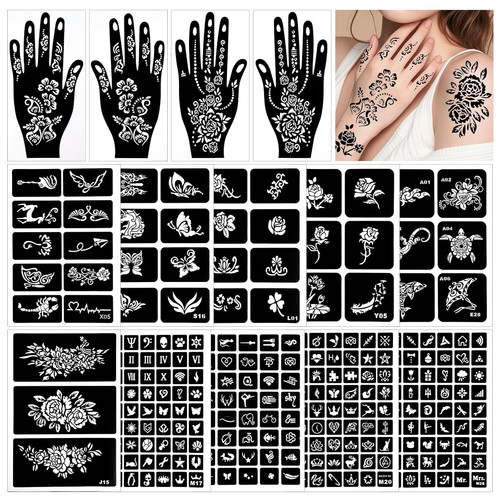 247 stück tattoo schablone - 247,