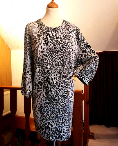 Bluse,Tunika,Gr.52,Leopardenmu