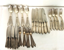 WMF Besteck versilbert Fächermuster 60 Teile 36 Teile Besteck 24 Teile Vorspeise