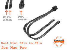  Mac Pro Dual 6 Pin Stecker