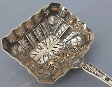 Zuckerstreulöffel 950er Silber Minerva Zuckerlöffel Sieblöffel Puderzucker(114) 