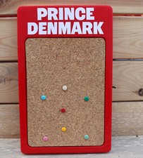 Prince Denmark Pinwand Kork ca DIN A4 rot Dänemark Zigaretten Filter vintage alt