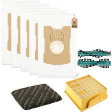 Staubsaugerbeutel Filter und Bürsten geeignet für Vorwerk Tiger 260 mit EB 360 