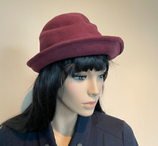 Mayser Milz 1833 Wollhut Mütze Gr. S / 54 weinrot Schleife Damen Ladys