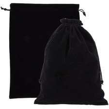 Schwarze Samtbeutel