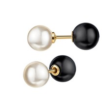 Perlen Ohrstecker 750 Gold mit