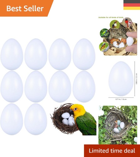 Künstliche vogeleier set - künstliche, 10