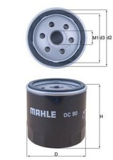 MAHLE Oil Filter For OPEL