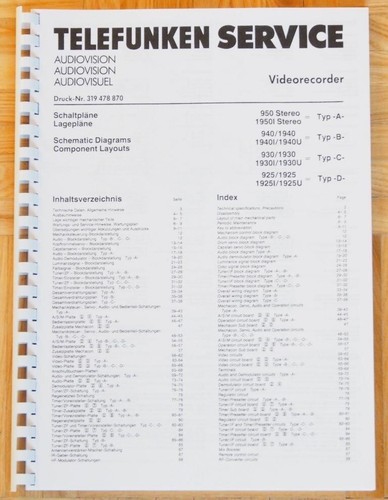 Telefunken video recorder - telefunken,