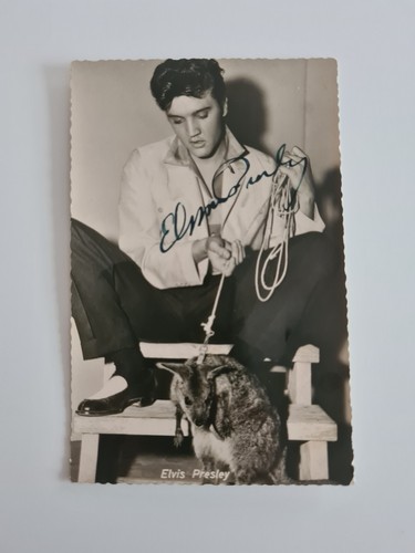 Autogramm elvis presley - autogramm,