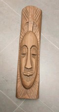 Holzmaske Maske Totem original Bali Tiki Wandmaske Gartendeko Balkondeko 
