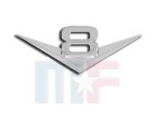 Verchromtes V8 Emblem Plymouth