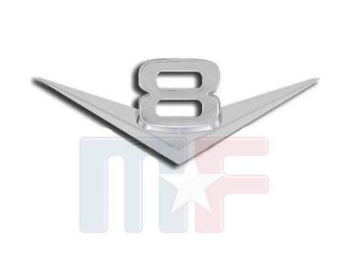 Verchromtes emblem plymouth - v8,