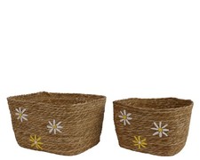 Korb LBH 28x25x19 cm braun