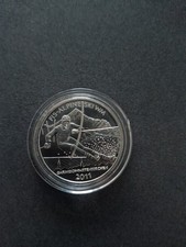 Alpine Ski WM 2011 10 Euro in Kapsel  Stempelglanz