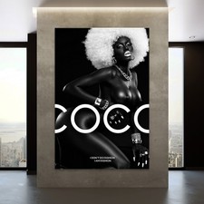 ✅ WANDBILD LUXUS COCO FRAU