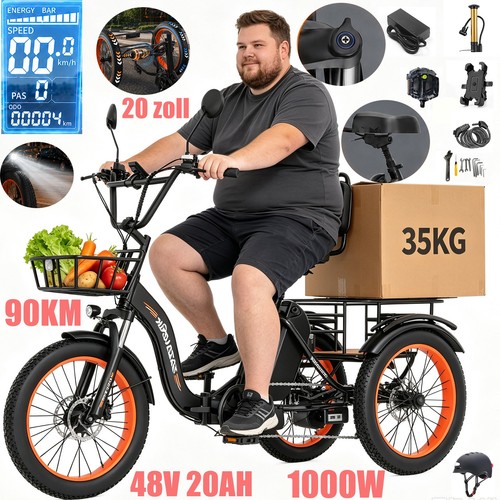 1000w bike klapprad dreirad - 1000w,