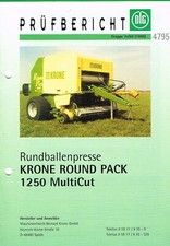 Krone Rundballenpresse Round