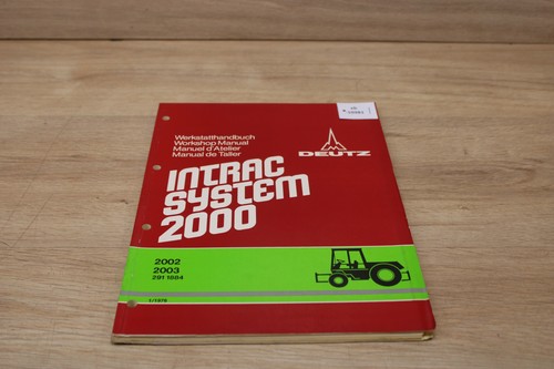 Deutz fahr intrac 2000 - deutz,