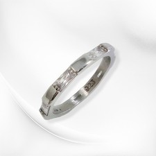 925 Sterling Silber Baguette