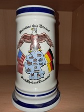Bierkrug 0,5l, Deutschland Einig Vaterland - Durch Schutz und Freundschaft USA