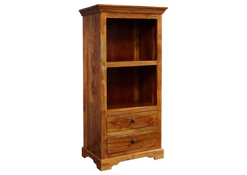 Regal akazie 68x44x140 honig - regal,
