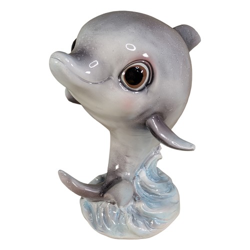 Delfin figur glänzend deko - delfin,