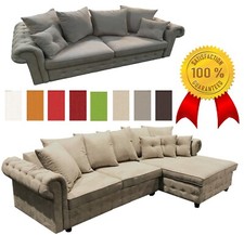 % WOHNLANDSCHAFT BIG SOFA GRAU