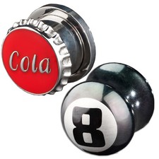 3-14mm Plug Flesh Tunnel Stahl