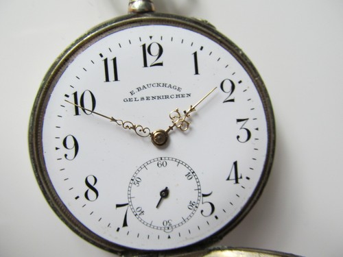 Antike 800 silber taschenuhr - antike,