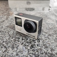 ? GoPro Hero 4 Actionkamera Kamera ohne Zubehör HD Schwarz Silber Objektiv  ?