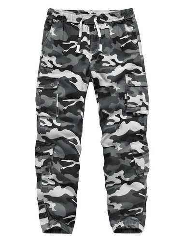 Mens cargo trousers camouflage - mens,