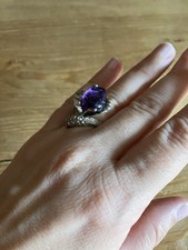 Silber 950 Ring Blume Design