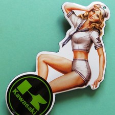 KAWASAKI = Tür- Emailschild