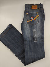 Red by Marc Ecko Jeans Damen W25 L32 Straight Leg Bootcut Leg Low Waist Neu F1