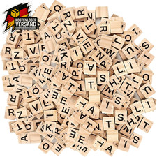 Holzbuchstaben set 400 stück - set,