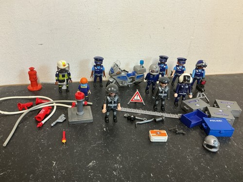Playmobil polizeifiguren usw - ,