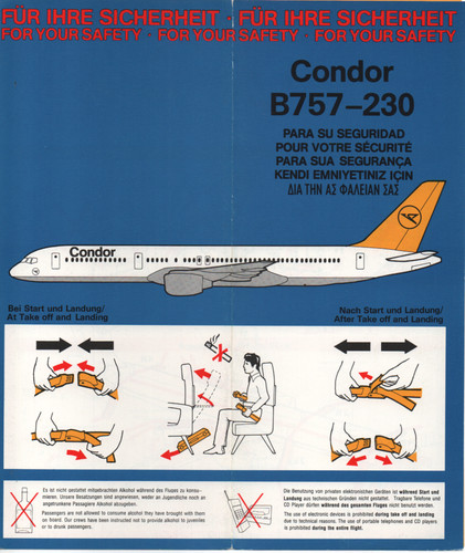 Safety card condor - card,