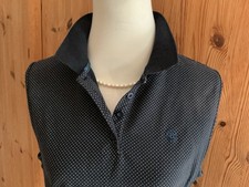 ✦ BOGNER ✦ Gr. 42 / 44 (3XL) ∞ Damen Poloshirt / Top ∞ Baumwolle ∞ gepunktet