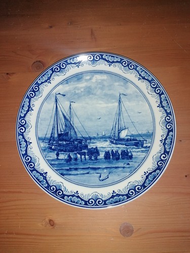 Wandteller delfter blau klein - delfter,