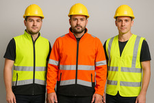 Warnweste Softshelljacke