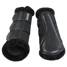 BUSSE Schwarz L Gamaschen Breezy-Plush Beinschutz für Vorder- und Hinterbeine