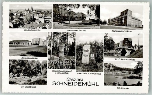 Schneidemühl pila foto - schneidemühl, ak